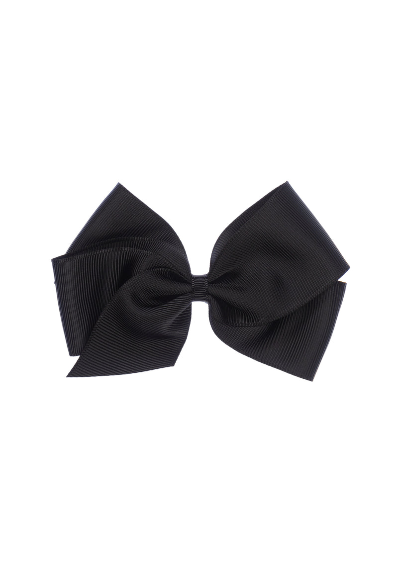 Black Large Bow Clip