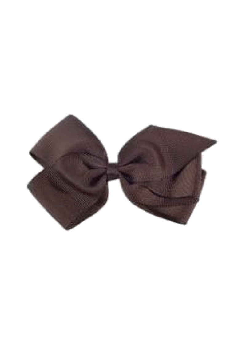 Chocolate Large Bow Clip