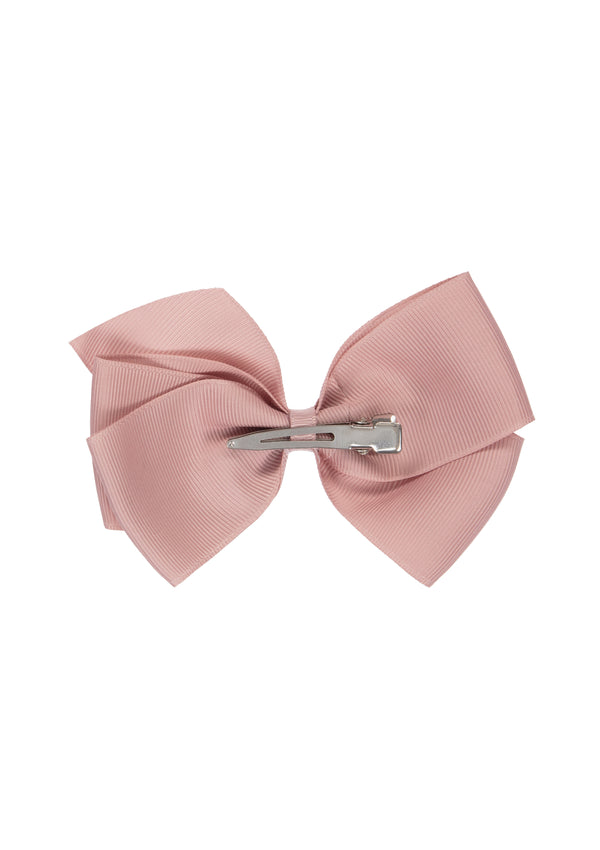 Dusty Pink Large Bow Clip