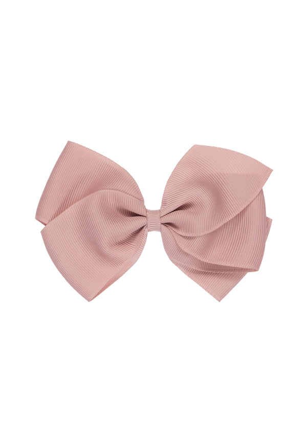 Dusty Pink Large Bow Clip