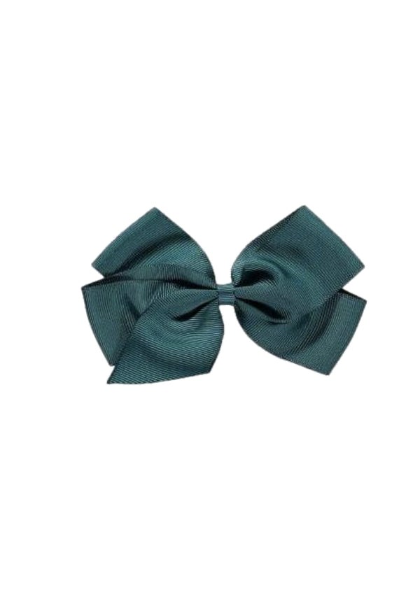 Teal Large Bow Clip