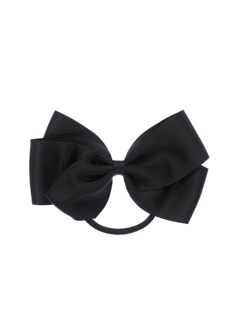 Black Large Bow Elastic