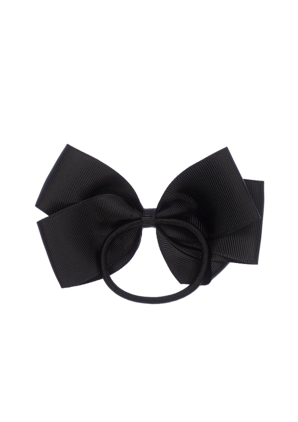 Black Large Bow Elastic