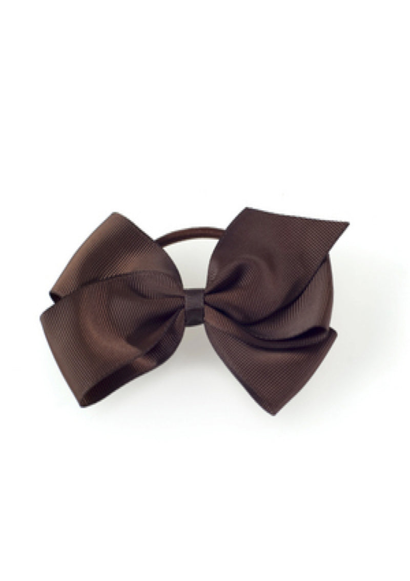 Chocolate Large Bow Elastic