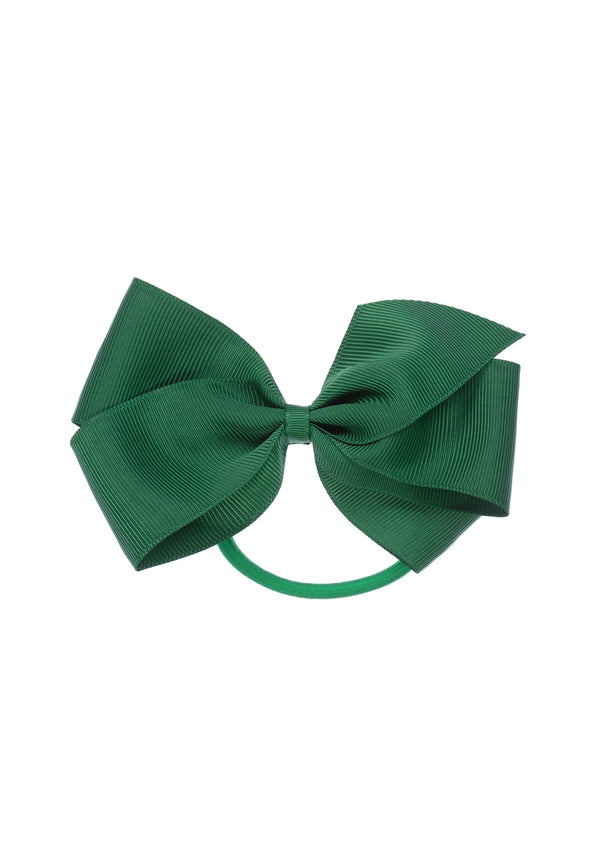 Dark Green Large Bow Elastic