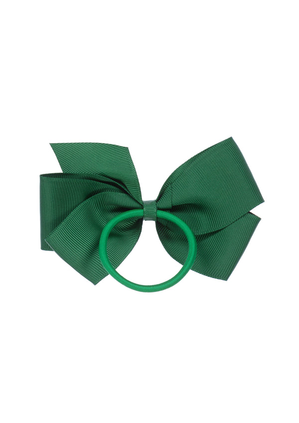 Dark Green Large Bow Elastic