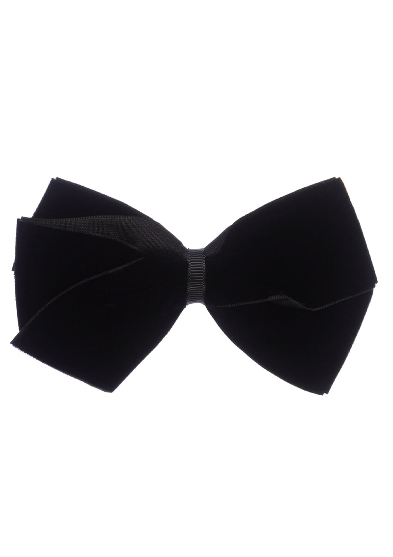 Black Velvet Large Bow