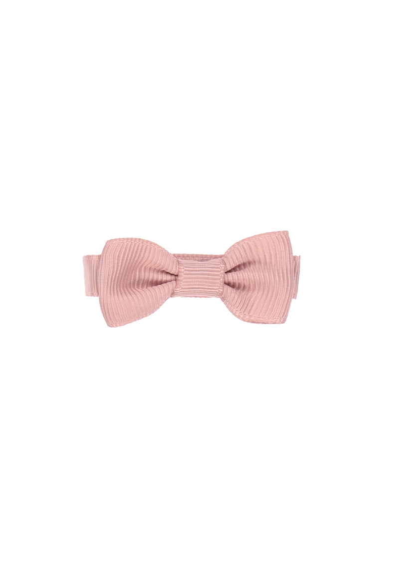 Dusty Pink Small Bow Clip