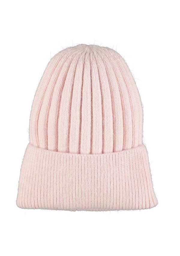 Angora Wool Beanie Pink