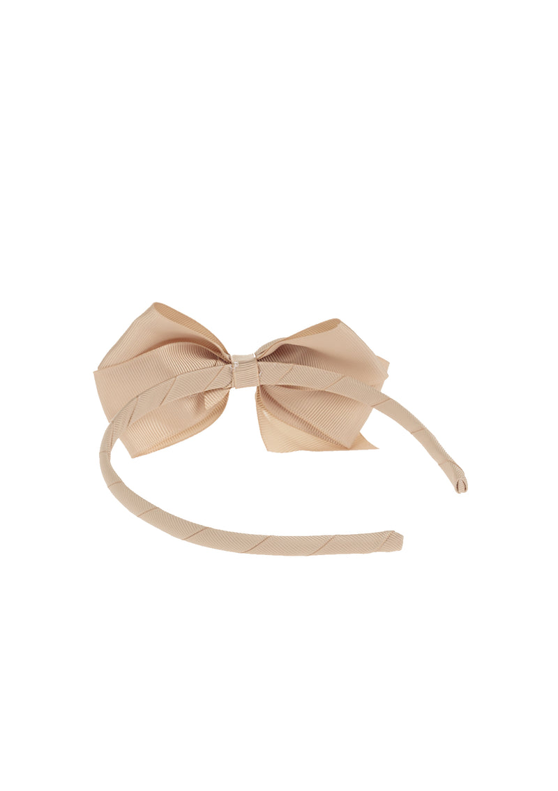 Tan Bow Hairband