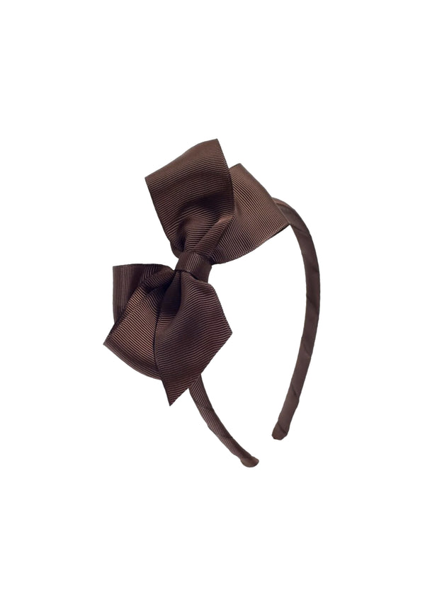 Chocolate Bow Hairband