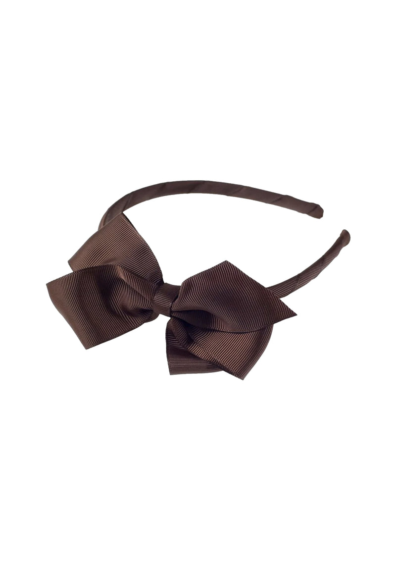 Chocolate Bow Hairband