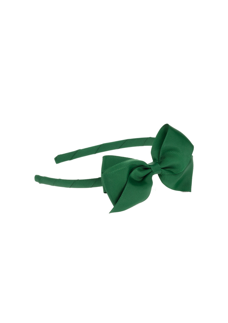 Deep Green Bow Hairband