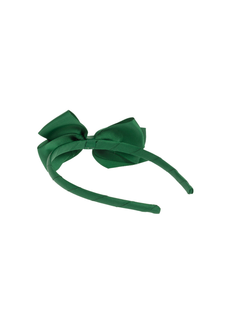 Deep Green Bow Hairband