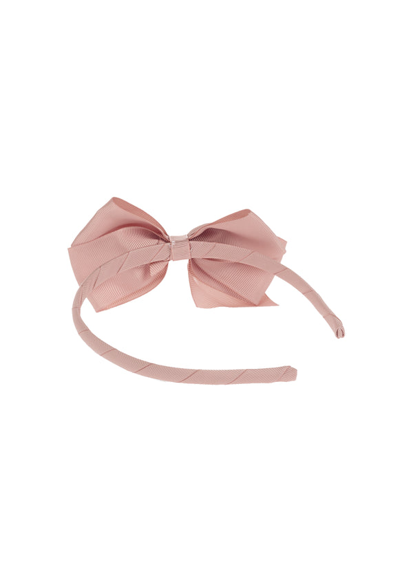 Dusty Pink Bow Hairband