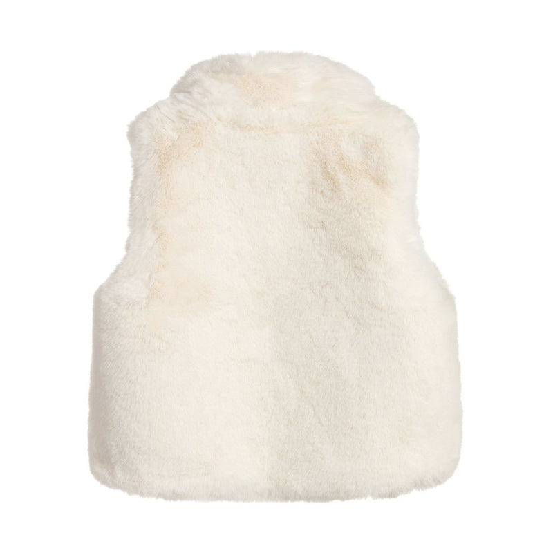 Premium Cream Faux Fur Gilet