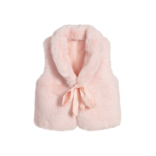 Pink Premium Faux Fur Gilet