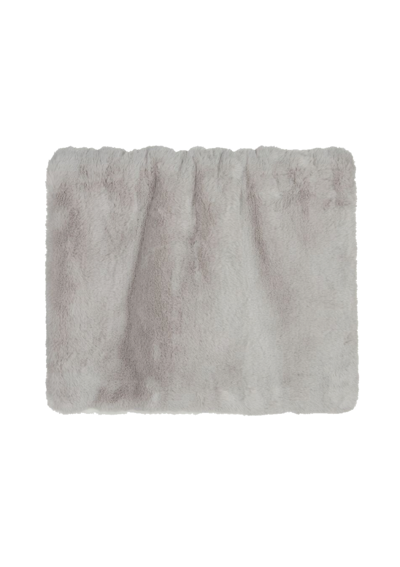 Grey Faux Fur Blanket