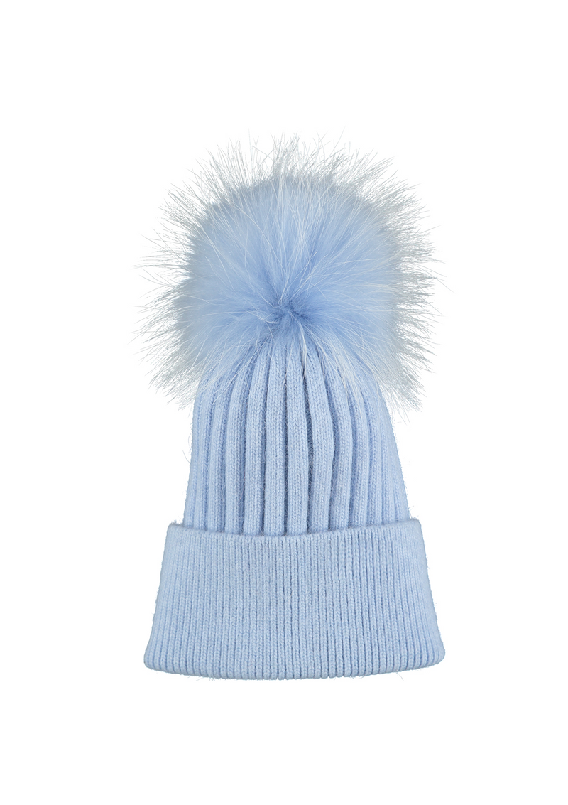 Baby Blue Angora Hat