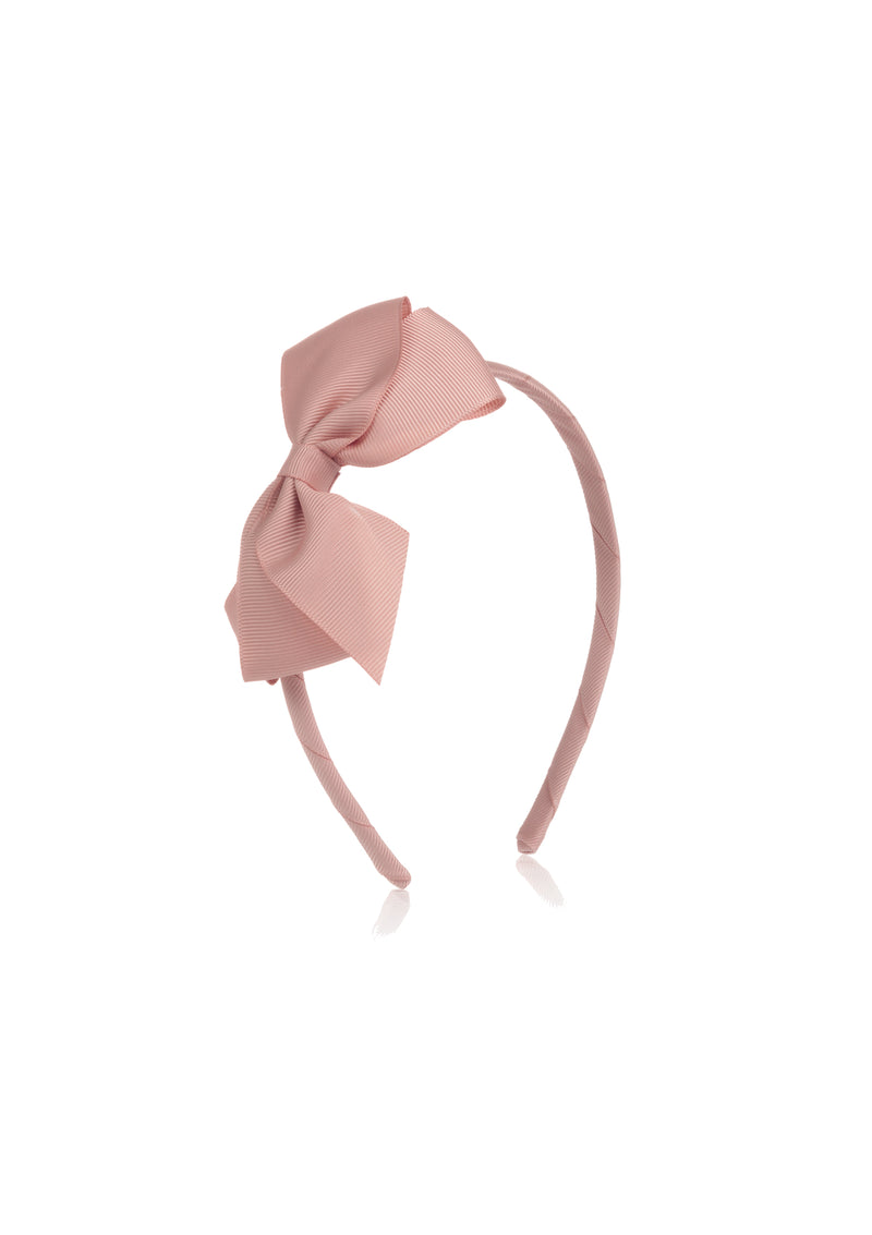 Dusty Pink Bow Hairband