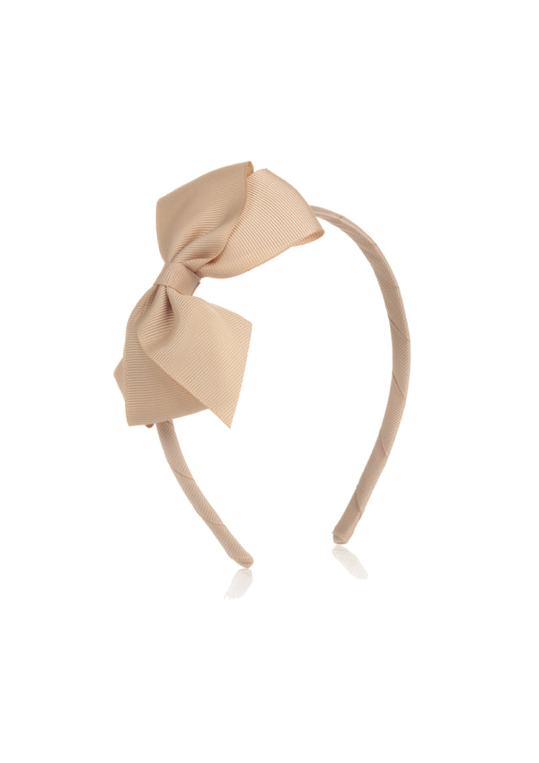 Tan Bow Hairband