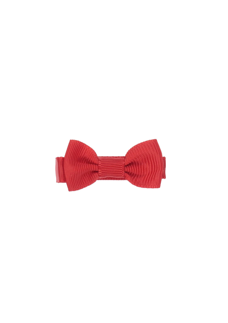 Red Small Bow Clip