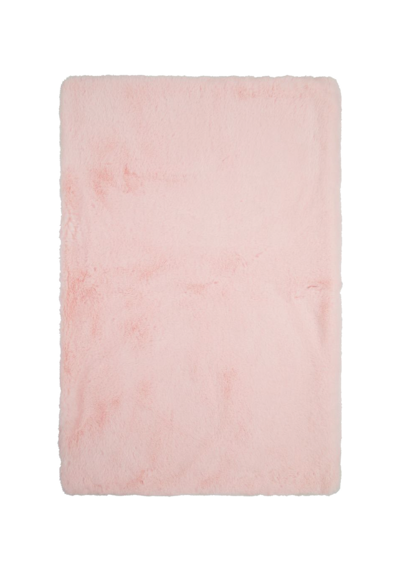 Pink Faux Fur Blanket