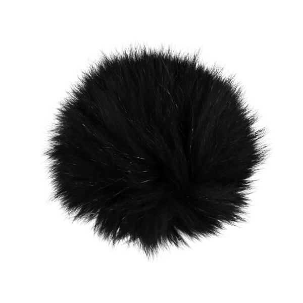 Black Angora Hat