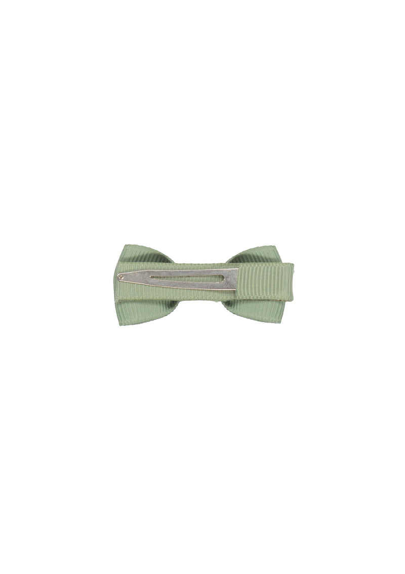 Spring Moss Small Bow Clip