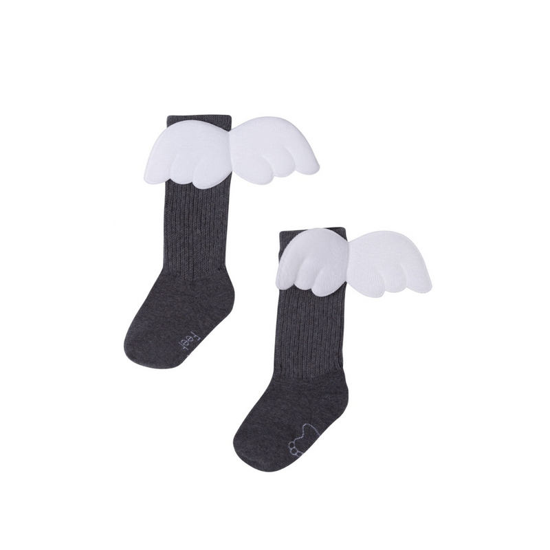 Charcoal Wings Socks