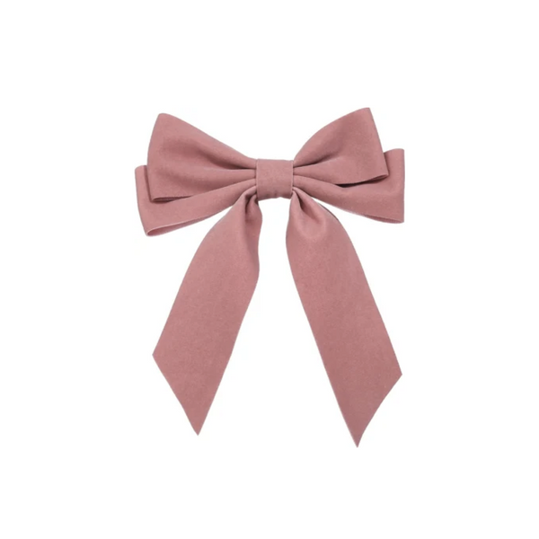 Oversized Pink Velvet bow