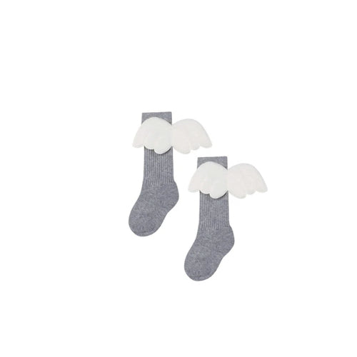 Grey Wings Socks